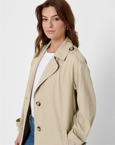 Line X-Long Trenchcoat - Only